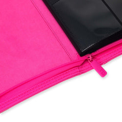 Vault X 4-Pocket Exo-Tec® Zip Binder (Neon Pink)