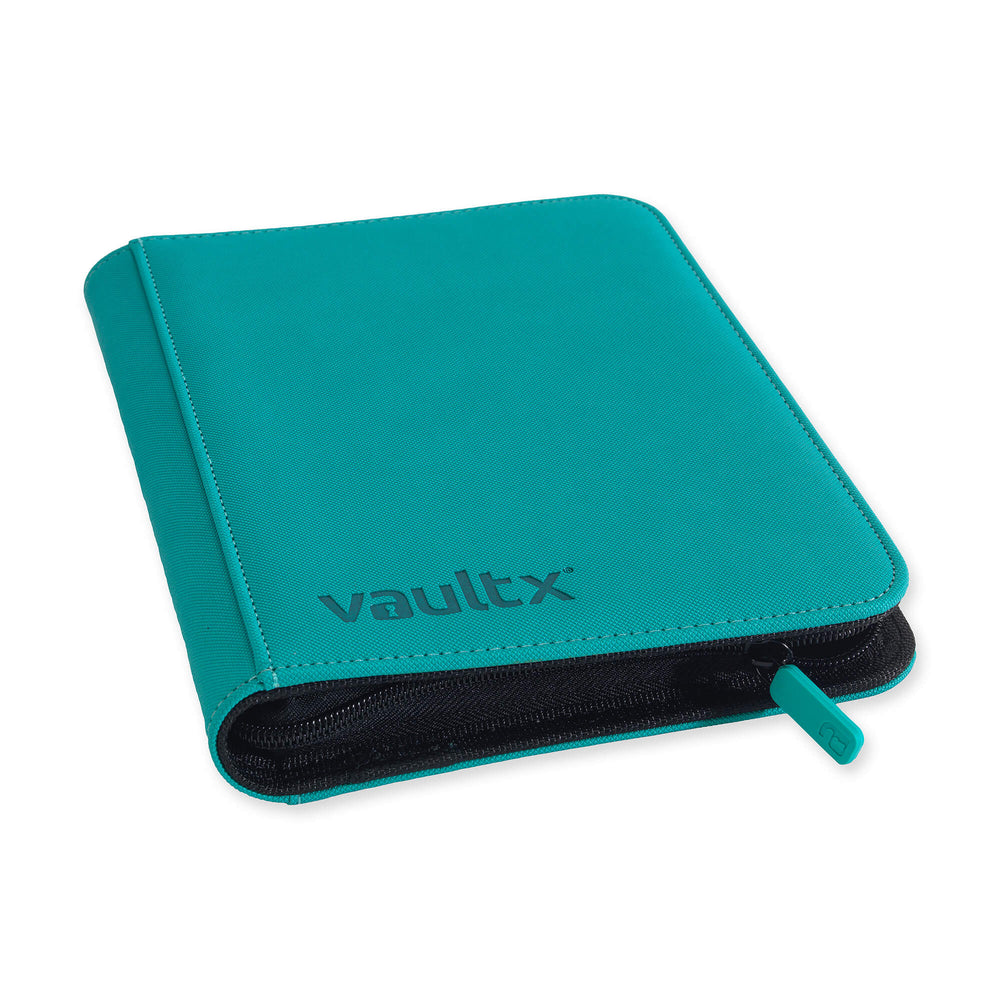 Vault X 4-Pocket Exo-Tec® Zip Binder (Ocean Blue)