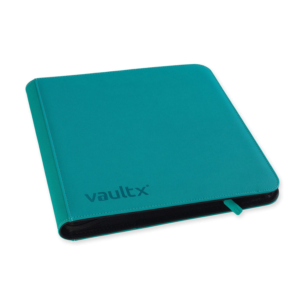 vault x 12 pocket trading card zip binder Portfolio | Vault X 12-Pocket Exo-Tec® Zip Binder XL (Ocean Blue)