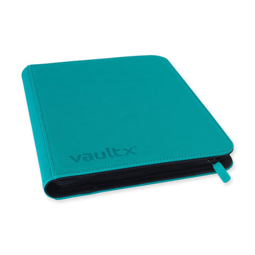 Vault X 9-Pocket Exo-Tec® Zip Binder (Ocean Blue)
