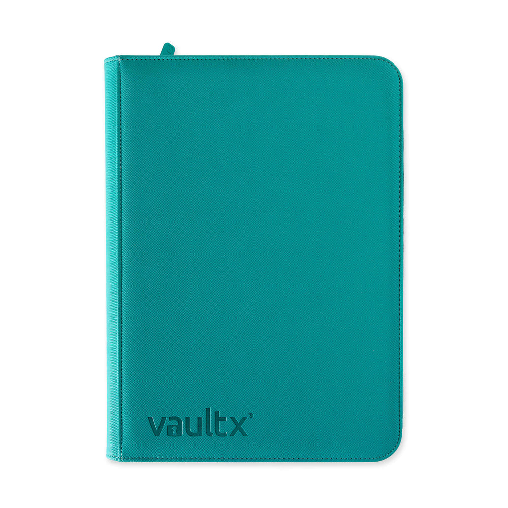 Vault X 9-Pocket Exo-Tec® Zip Binder (Ocean Blue)