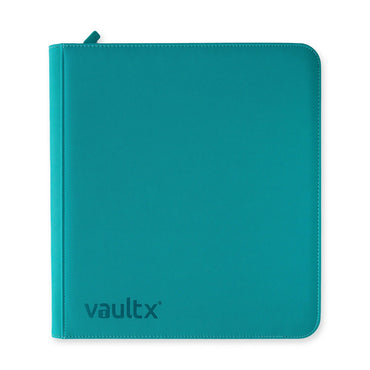 Vault X 12-Pocket Exo-Tec® Zip Binder (Ocean Blue)