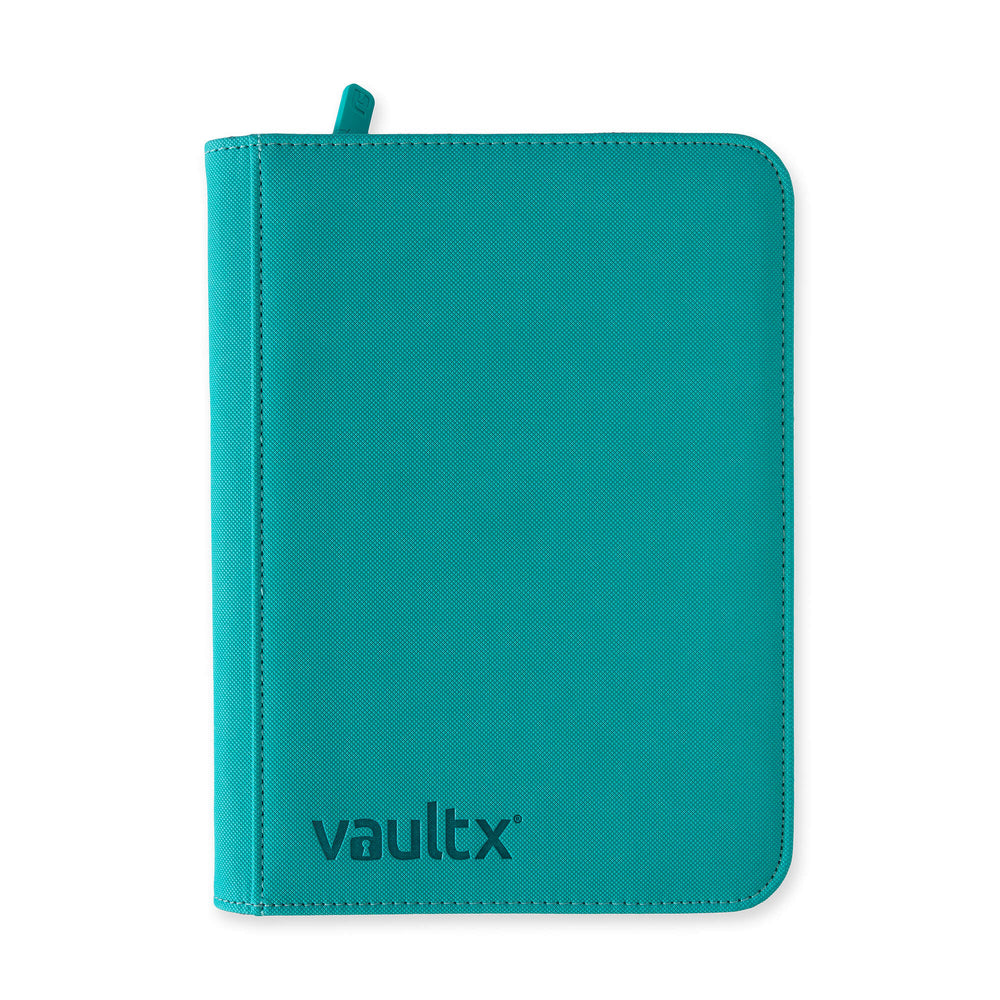 Vault X 4-Pocket Exo-Tec® Zip Binder (Ocean Blue)