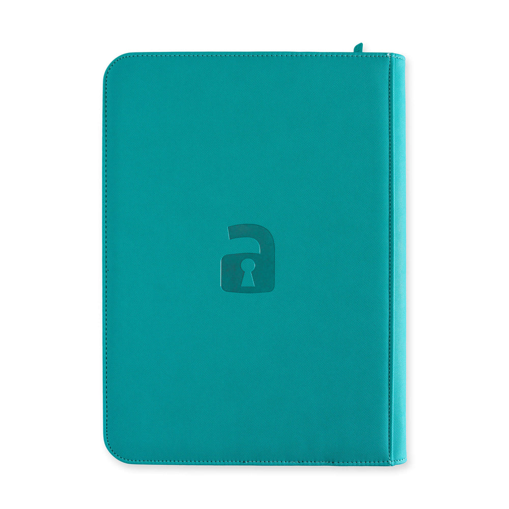 Vault X 9-Pocket Exo-Tec® Zip Binder (Ocean Blue)