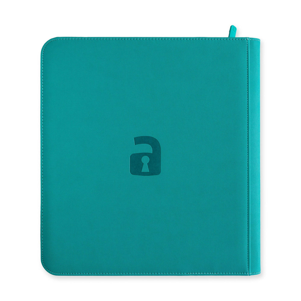Vault X 12-Pocket Exo-Tec® Zip Binder (Ocean Blue)