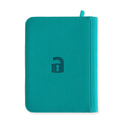Vault X 4-Pocket Exo-Tec® Zip Binder (Ocean Blue)