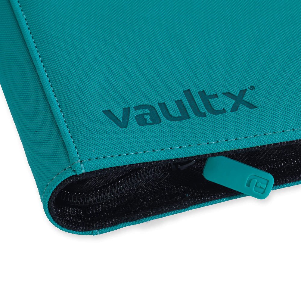 Vault X 4-Pocket Exo-Tec® Zip Binder (Ocean Blue)