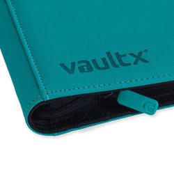 Vault X 4-Pocket Exo-Tec® Zip Binder (Ocean Blue)