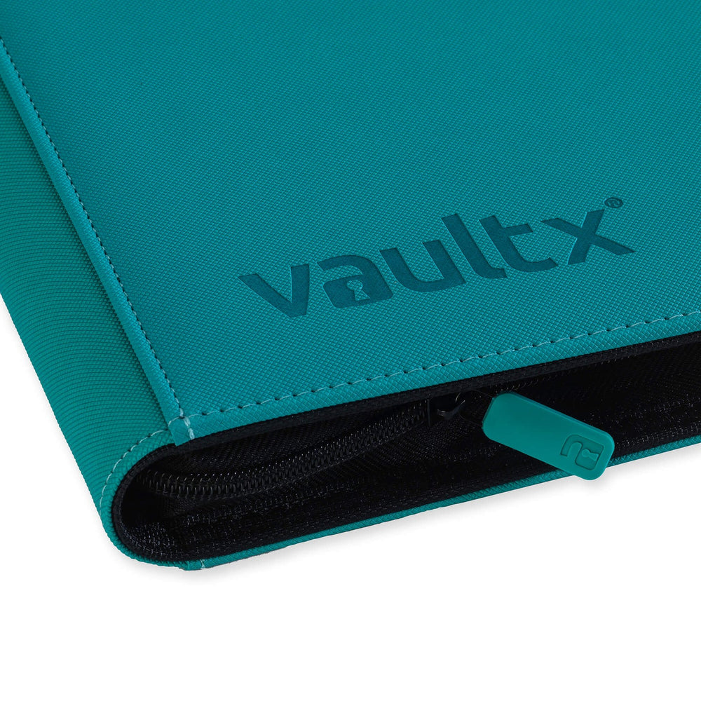 Vault X 12-Pocket Exo-Tec® Zip Binder (Ocean Blue)
