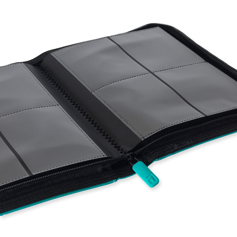 Vault X 4-Pocket Exo-Tec® Zip Binder (Ocean Blue)