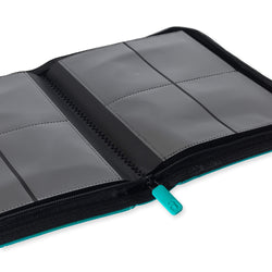 Vault X 4-Pocket Exo-Tec® Zip Binder (Ocean Blue)