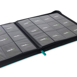 Vault X 12-Pocket Exo-Tec® Zip Binder (Ocean Blue)