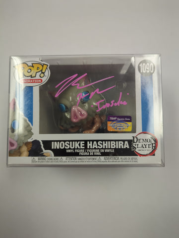 Pop! Vinyl | Inosuke Hashibara (Signed JSA) [7BAP] - Demon Slayer #1090 | The Nerd Merchant