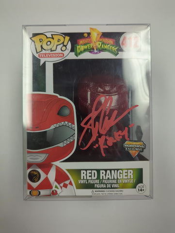 Pop! Vinyl | Red Ranger (Signed Hodgepodge) - Power Rangers #412 | The Nerd Merchant