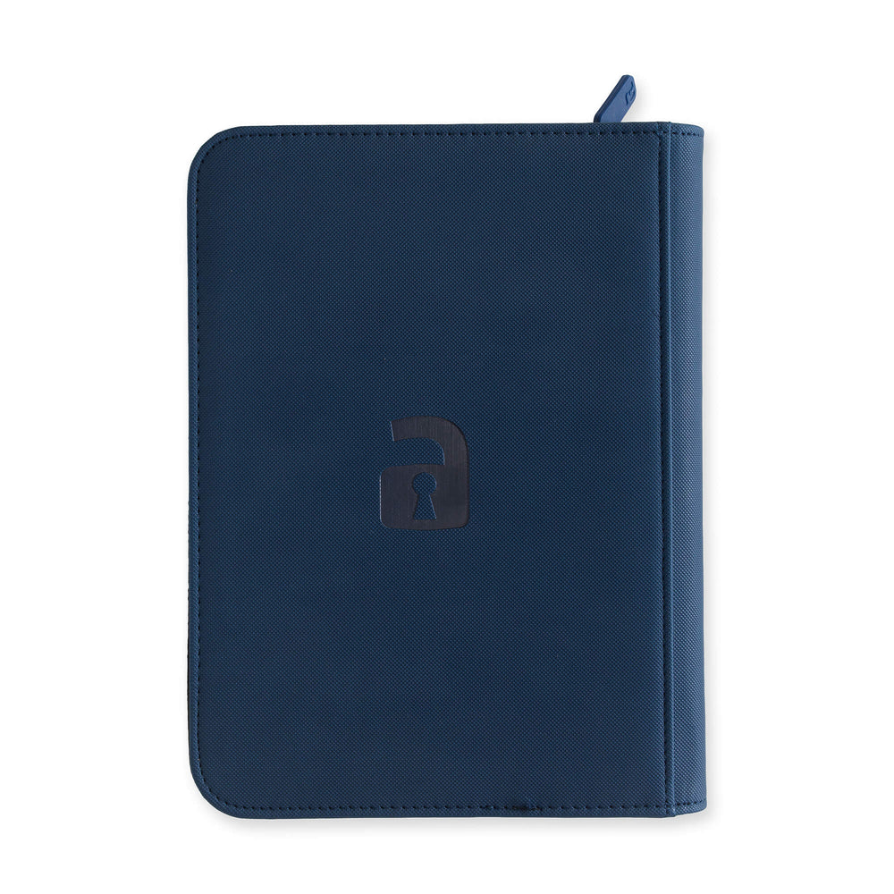 Vault X 4-Pocket Exo-Tec® Zip Binder (Royal Blue)