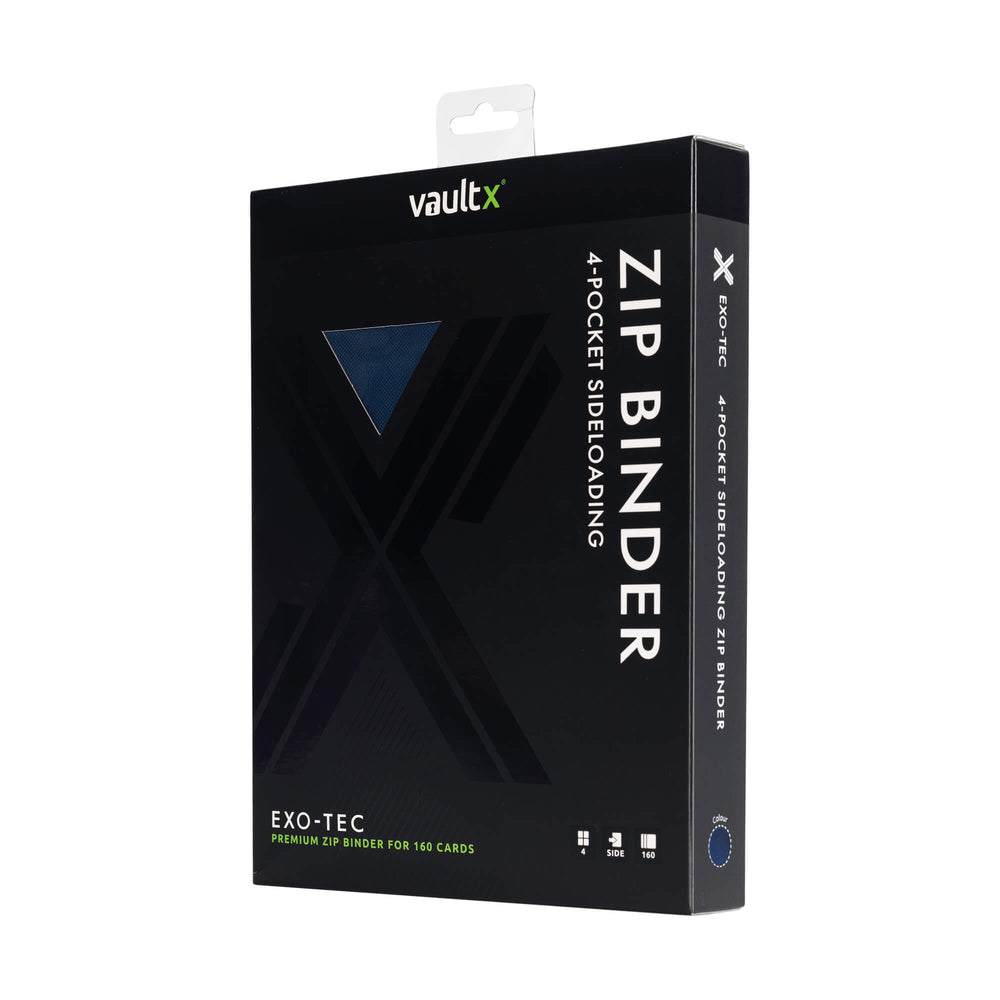 Vault X 4-Pocket Exo-Tec® Zip Binder (Royal Blue)
