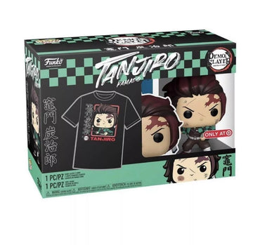 Tanjiro Kamado Pop and T-Shirt Bundle - Demon Slayer - (Size XL)