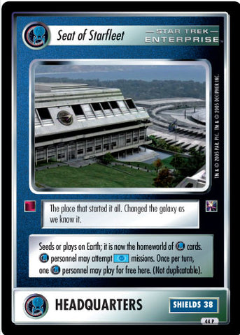 Seat of Starfleet - Enterprise Collection