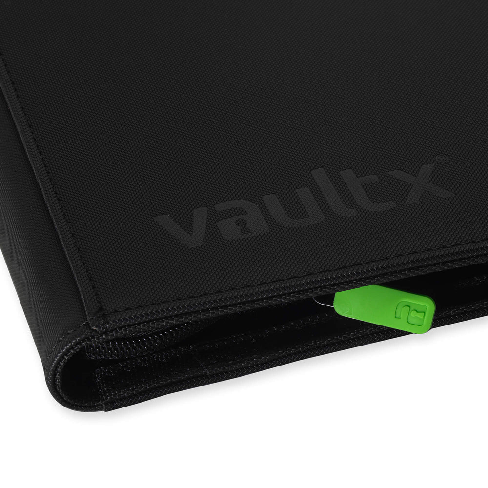 Vault X 9-Pocket Exo-Tec® Zip Binder (Signature Black)