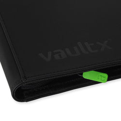 Vault X 9-Pocket Exo-Tec® Zip Binder (Signature Black)