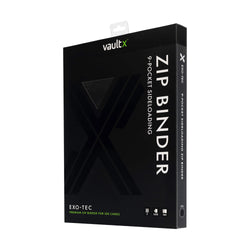 Vault X 9-Pocket Exo-Tec® Zip Binder (Signature Black)
