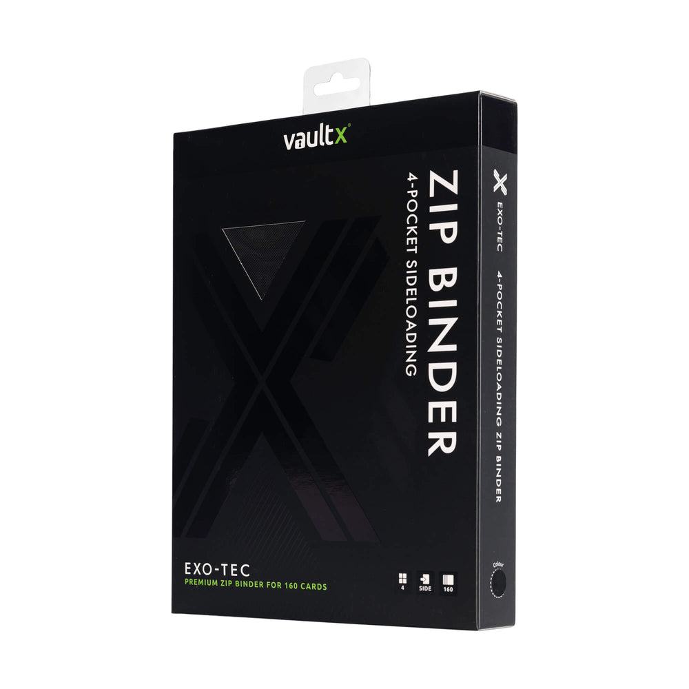 Vault X 4-Pocket Exo-Tec® Zip Binder (Signature Black)