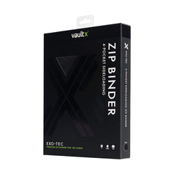 Vault X 4-Pocket Exo-Tec® Zip Binder (Signature Black)