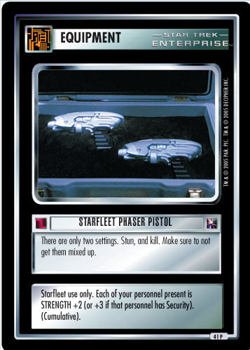 Starfleet Phaser Pistol - Enterprise Collection