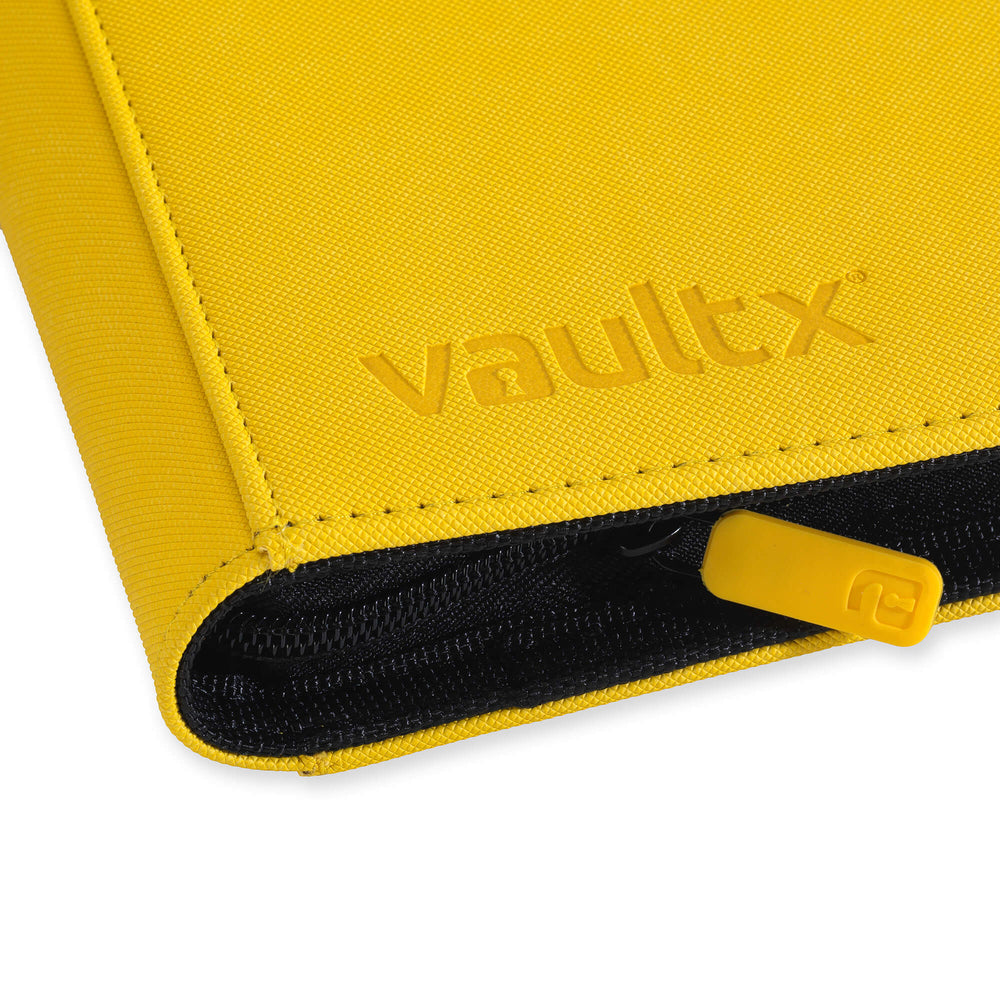 Vault X 4-Pocket Exo-Tec® Zip Binder (Sunrise Yellow)