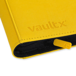 Vault X 4-Pocket Exo-Tec® Zip Binder (Sunrise Yellow)