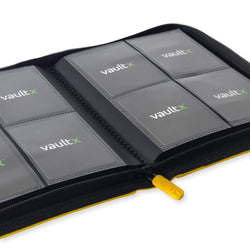 Vault X 4-Pocket Exo-Tec® Zip Binder (Sunrise Yellow)