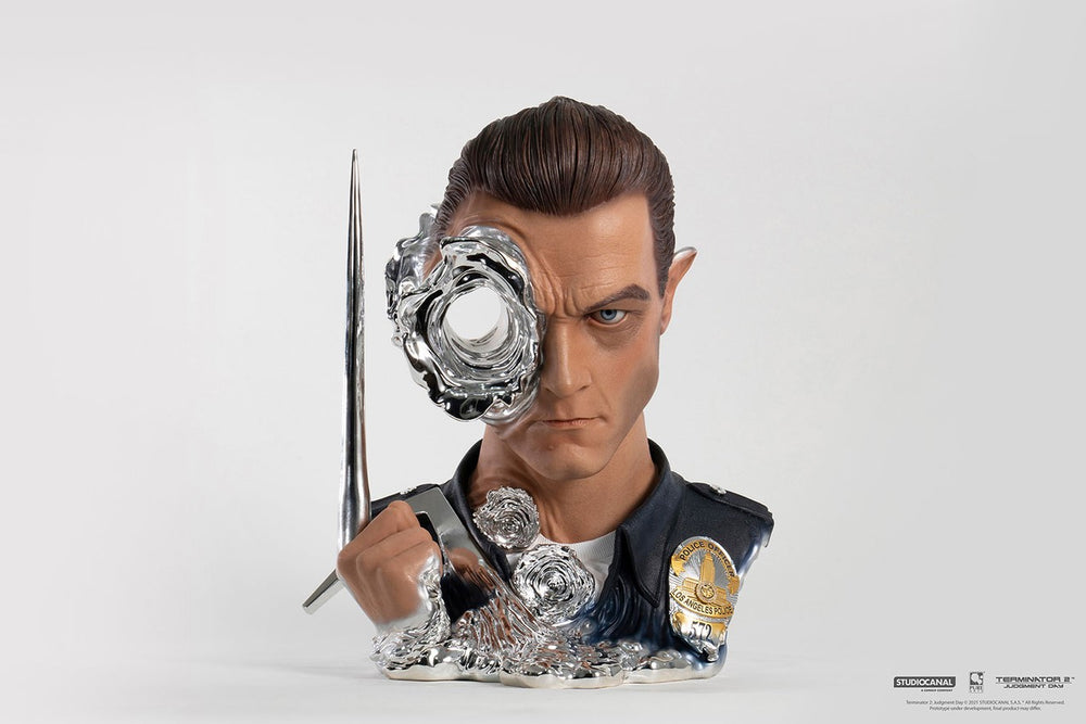 T-1000 Art Mask Deluxe Terminator Life-Size Bust