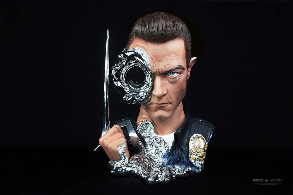 T-1000 Art Mask Deluxe Terminator Life-Size Bust