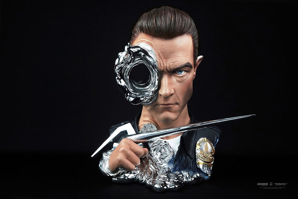 T-1000 Art Mask Deluxe Terminator Life-Size Bust