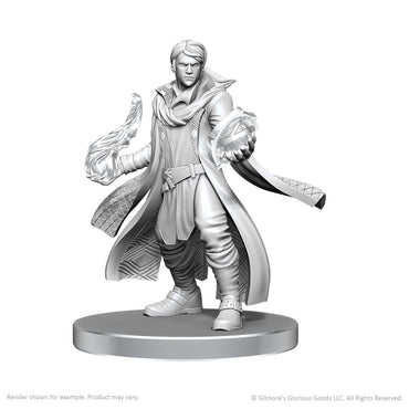 Critical Role Unpainted Miniatures: Beauregard Lionett & Caleb Widogast