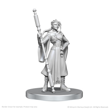 Critical Role Unpainted Miniatures: Beauregard Lionett & Caleb Widogast