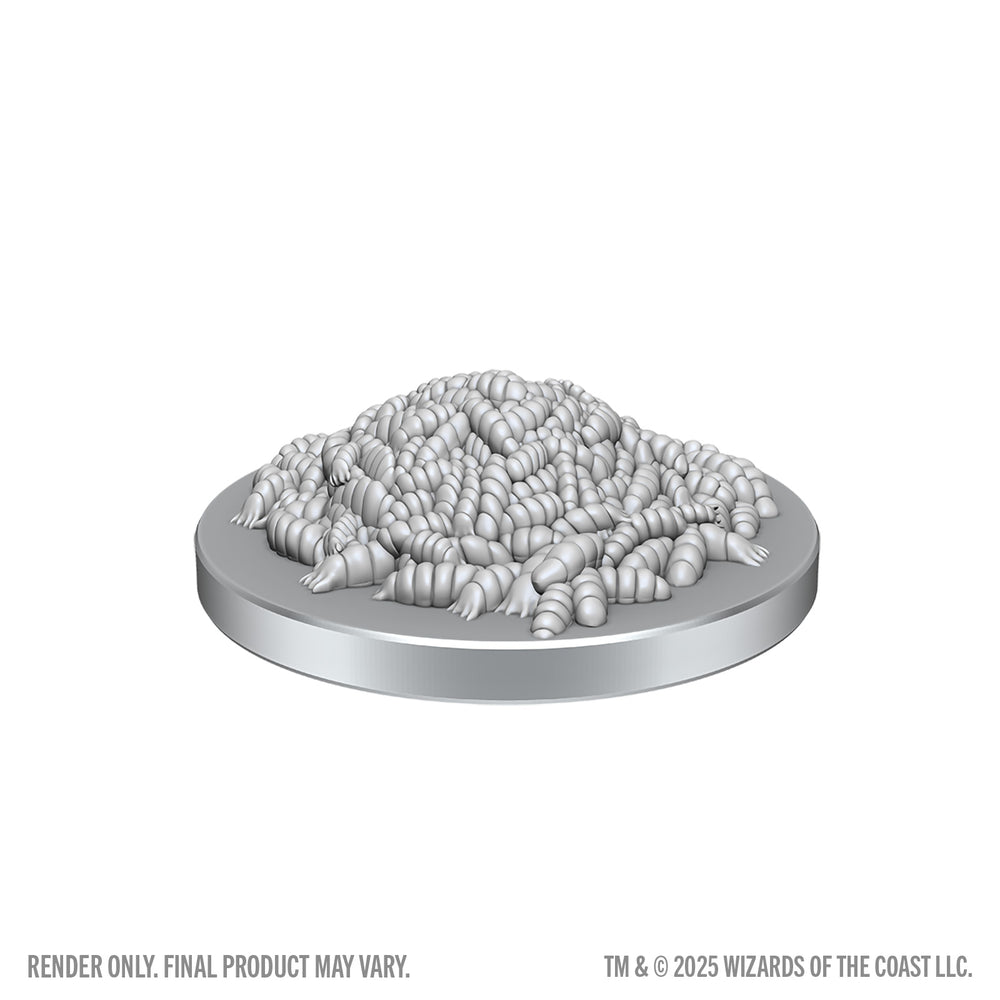 D&D Nolzur's Marvelous Miniatures: Swarm of Rot Grubs & Rot Grub Victim