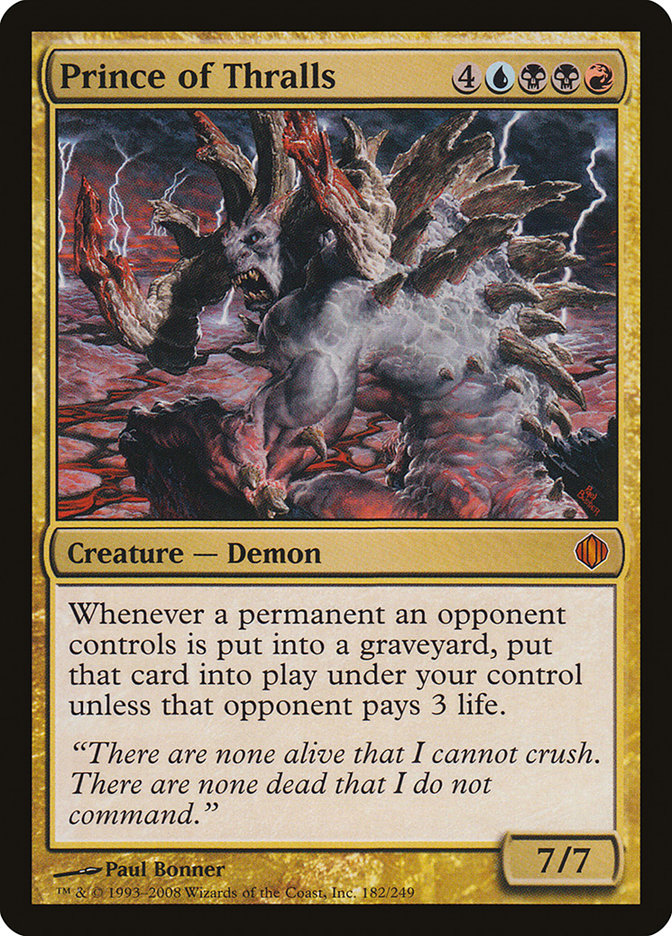 Magic | Prince of Thralls [Shards of Alara] | The Nerd Merchant