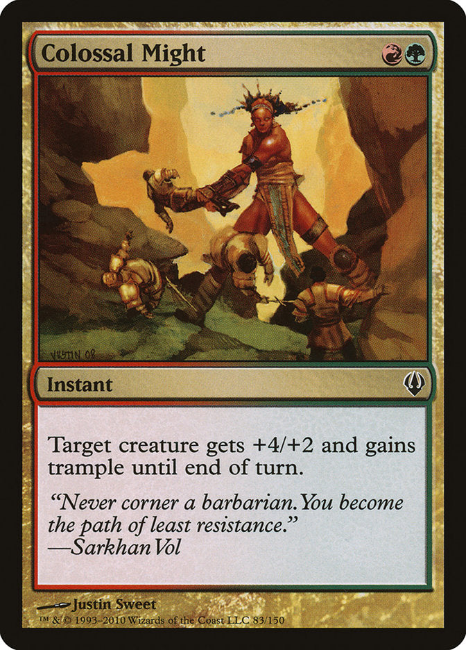 Magic | Colossal Might [Archenemy] | The Nerd Merchant