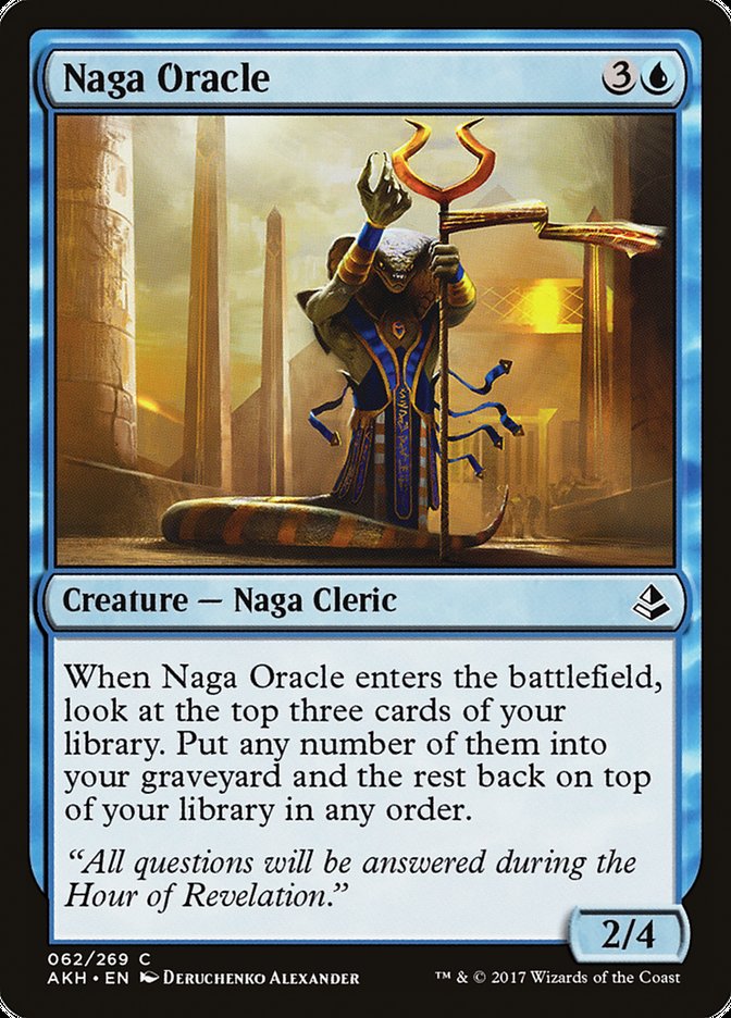 Magic | Naga Oracle [Amonkhet] | The Nerd Merchant