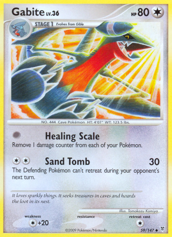 Pokemon | Gabite (59/147) [Platinum: Supreme Victors] | The Nerd Merchant