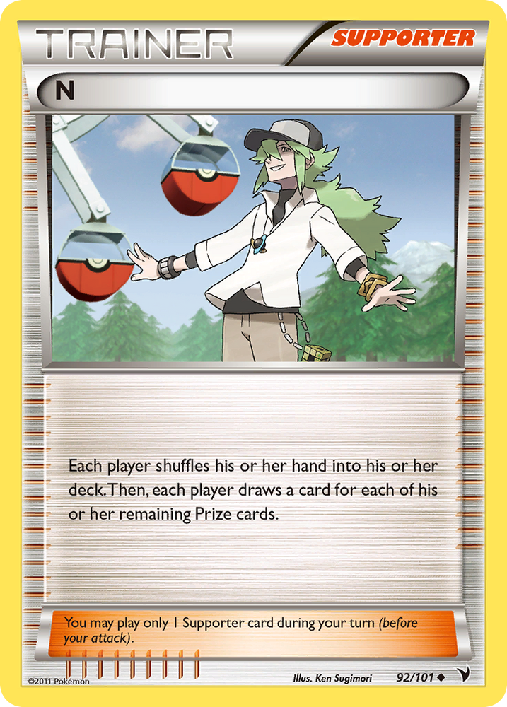 Pokemon | N (92/101) [Black & White: Noble Victories] | The Nerd Merchant