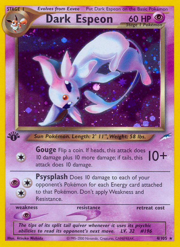 Pokemon | Dark Espeon (4/105) [Neo Destiny 1st Edition] | The Nerd Merchant