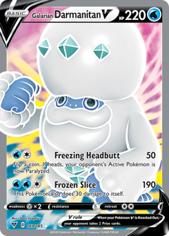 Pokemon | Galarian Darmanitan V (169/185) [Sword & Shield: Vivid Voltage] | The Nerd Merchant