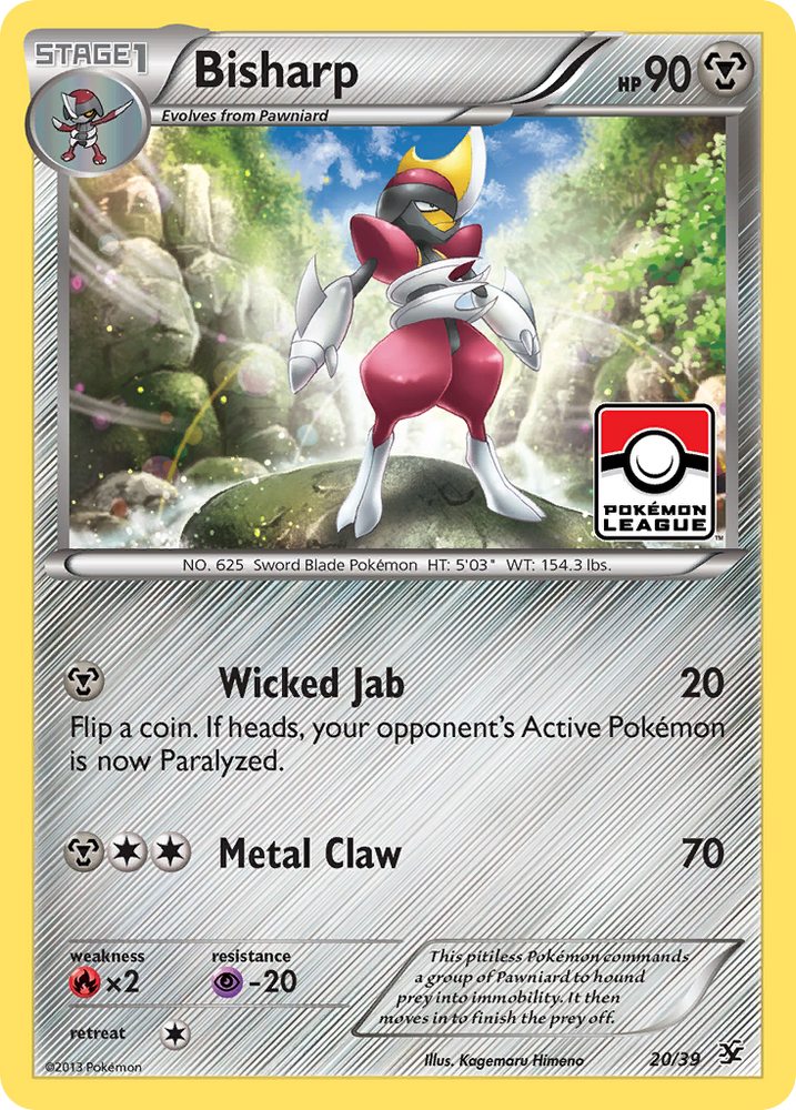 Pokemon| Bisharp (20/39) [XY: Kalos Starter Set] | The Nerd Merchant