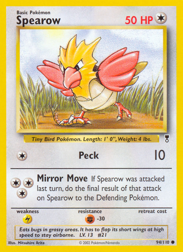 Pokemon | Spearow (94/110) [Legendary Collection] | The Nerd Merchant