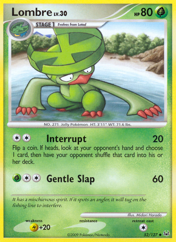 Pokemon | Lombre (52/127) [Platinum: Base Set] | The Nerd Merchant