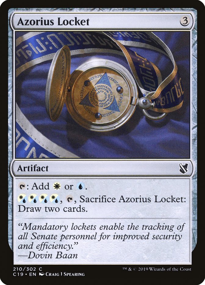 Magic | Azorius Locket [Commander 2019] | The Nerd Merchant