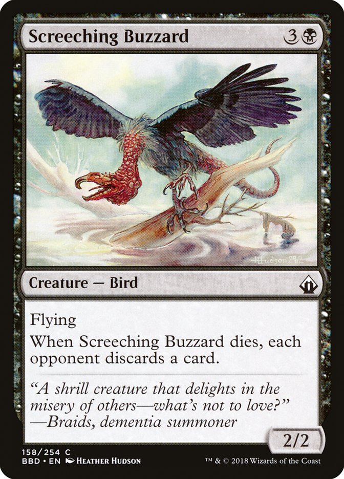 Magic | Screeching Buzzard [Battlebond] | The Nerd Merchant