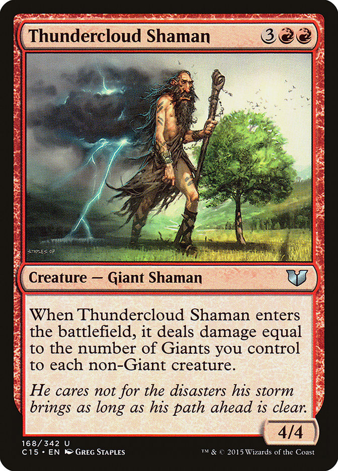 Magic | Thundercloud Shaman [Commander 2015] | The Nerd Merchant